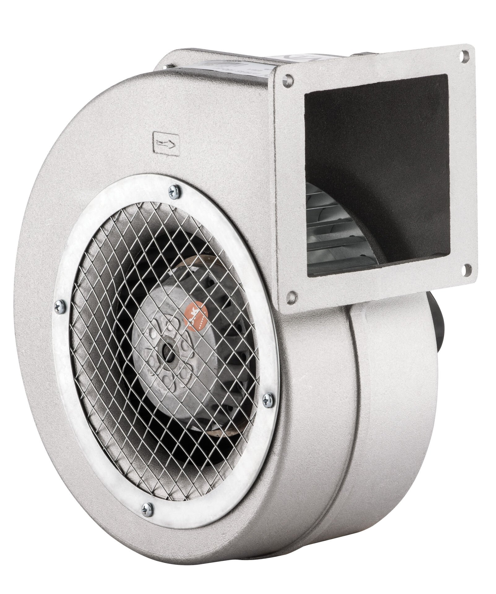 BDRAS 140-60 (155m³/h) Alüminyum Gövdeli Salyangoz Fan (Öne Eğimli)