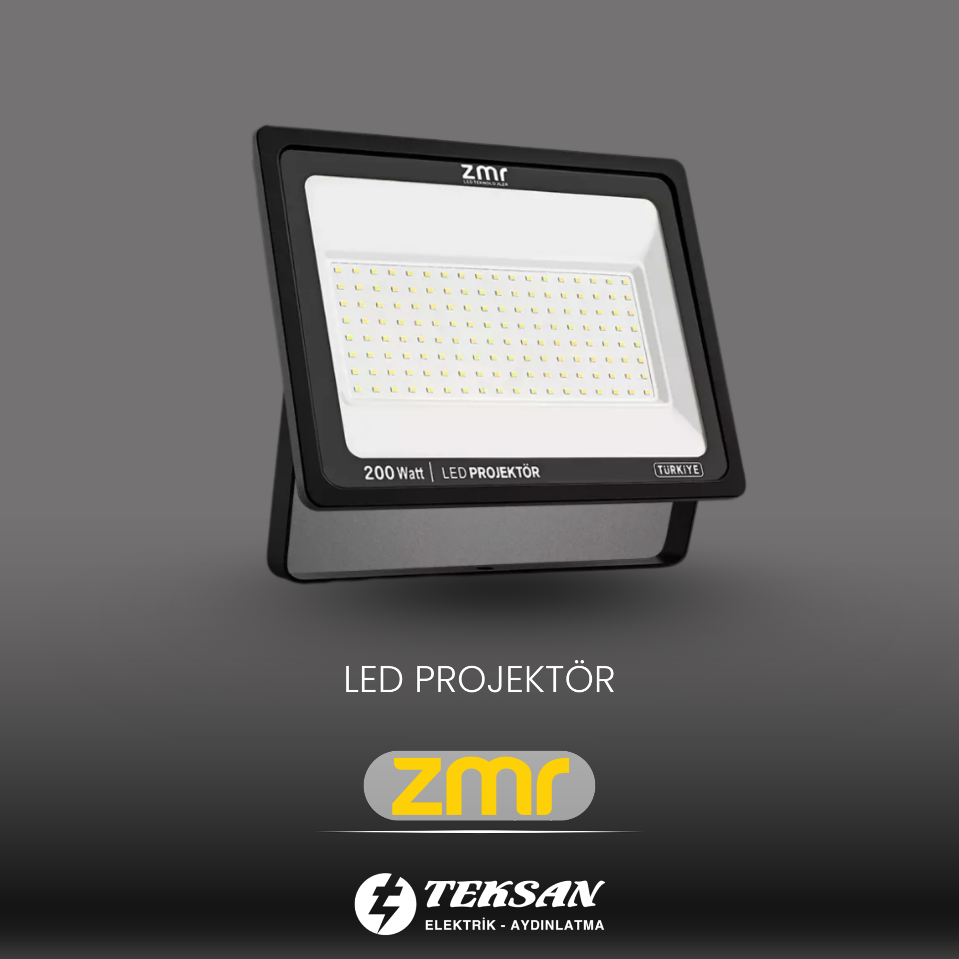 ZMR LED Projektör 200W 6500K ZMR-314/S.65